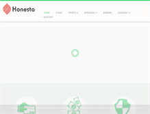 Tablet Screenshot of honesta.biz